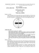 Đề thi chính thức chọn học sinh giỏi đội tuyển Quốc gia môn Sinh học - Lần 1 - Năm học 2009 (Có đáp án)